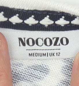 Womens UK Size 12 Nocozo Multicoloured Pullover Jumper