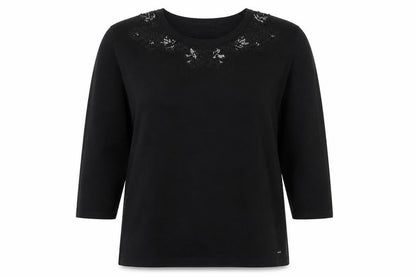 Womens UK Size L Country Casuals Black Pullover Jumper