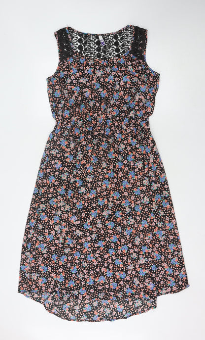 Debenhams Floral Sleeveless Women's Dress Multicoloured Size 14
