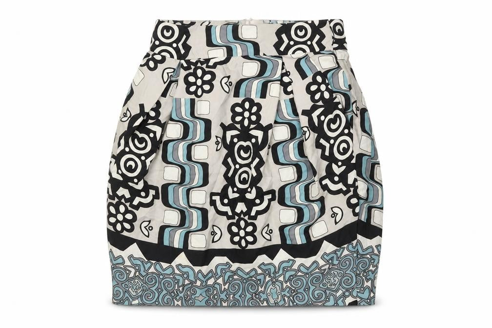 Front view of By Malene Birger Women's Multicoloured Tulip Skirt, size 8