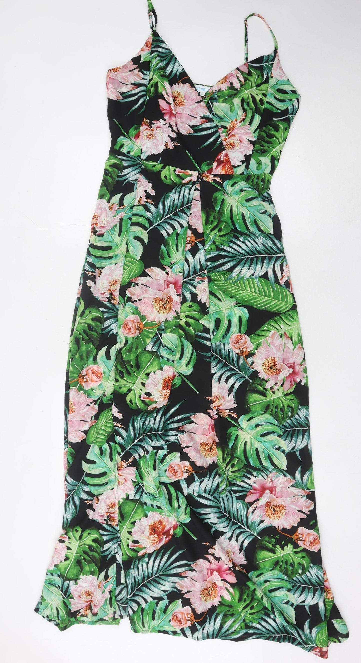 Blue Vanilla Womens Multicoloured Maxi Dress Size 10