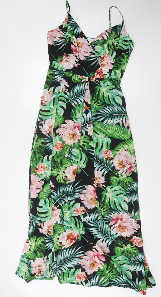 Blue Vanilla Womens Multicoloured Maxi Dress Size 10