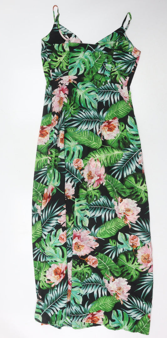 Blue Vanilla Womens Multicoloured Maxi Dress Size 10