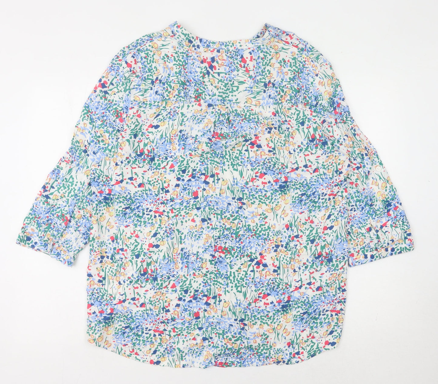 Womens UK Size 22 ISLE Essentials Multicoloured Tunic Blouse