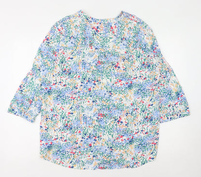 Womens UK Size 22 ISLE Essentials Multicoloured Tunic Blouse