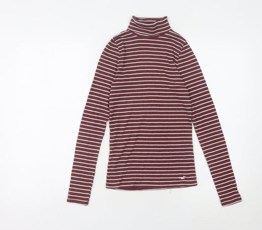 Womens UK Size S Hollister Red Pullover Jumper