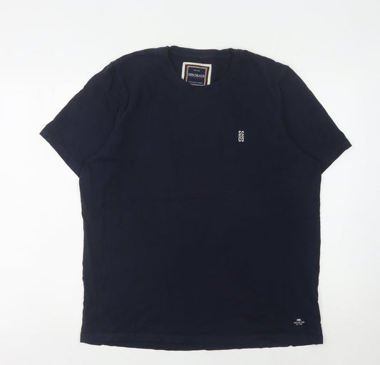 SoulCal & Co Men's Blue L Crew Neck T-Shirt