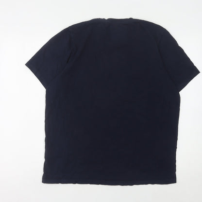 SoulCal & Co Men's Blue L Crew Neck T-Shirt