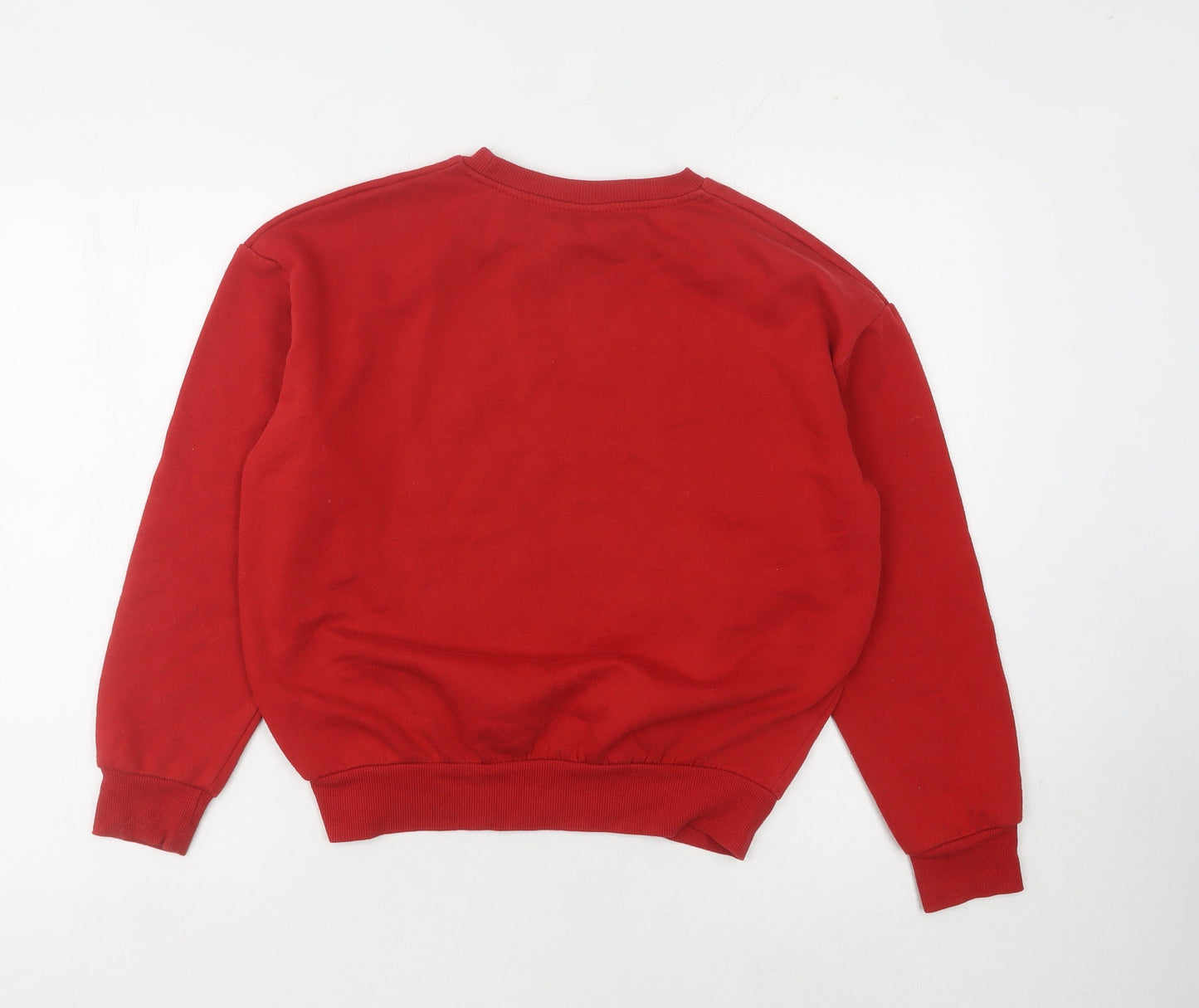 Womens UK Size XS Disney Red Pullover Sweatshirt