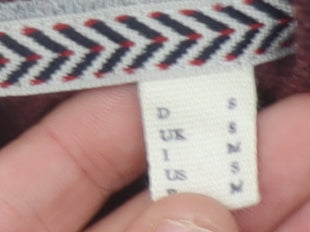 Esprit Men's Red V-Neck Pullover Jumper - Size S