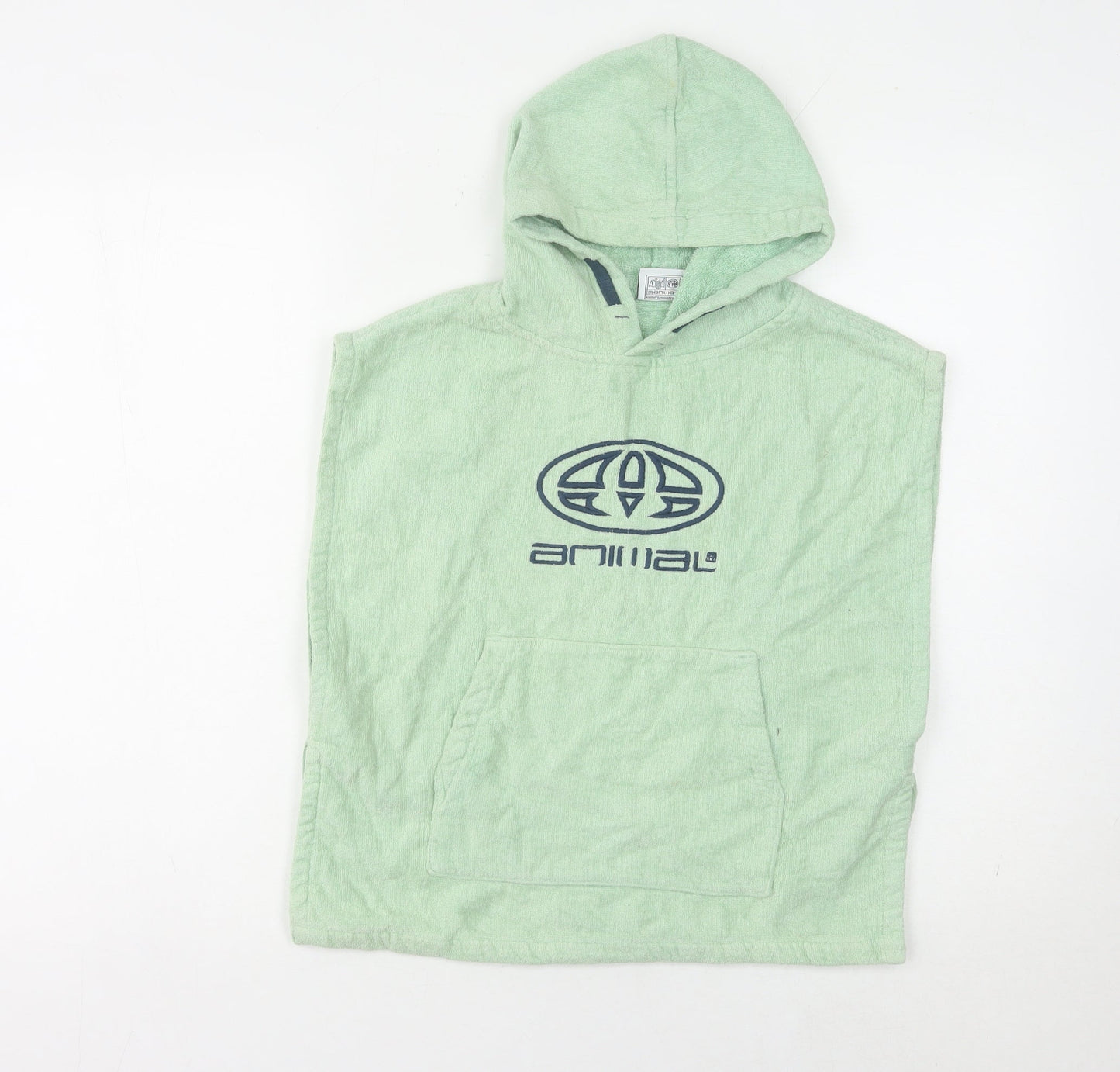Animal Boys Green Small Hoodie Logo Design Hooded