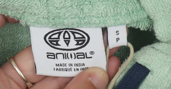 Animal Boys Green Small Hoodie Logo Design Hooded
