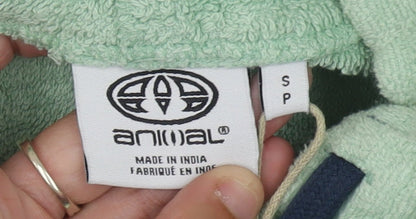Animal Boys Green Small Hoodie Logo Design Hooded