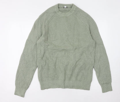 Next Men's Green M Pullover Jumper, Crew Neck