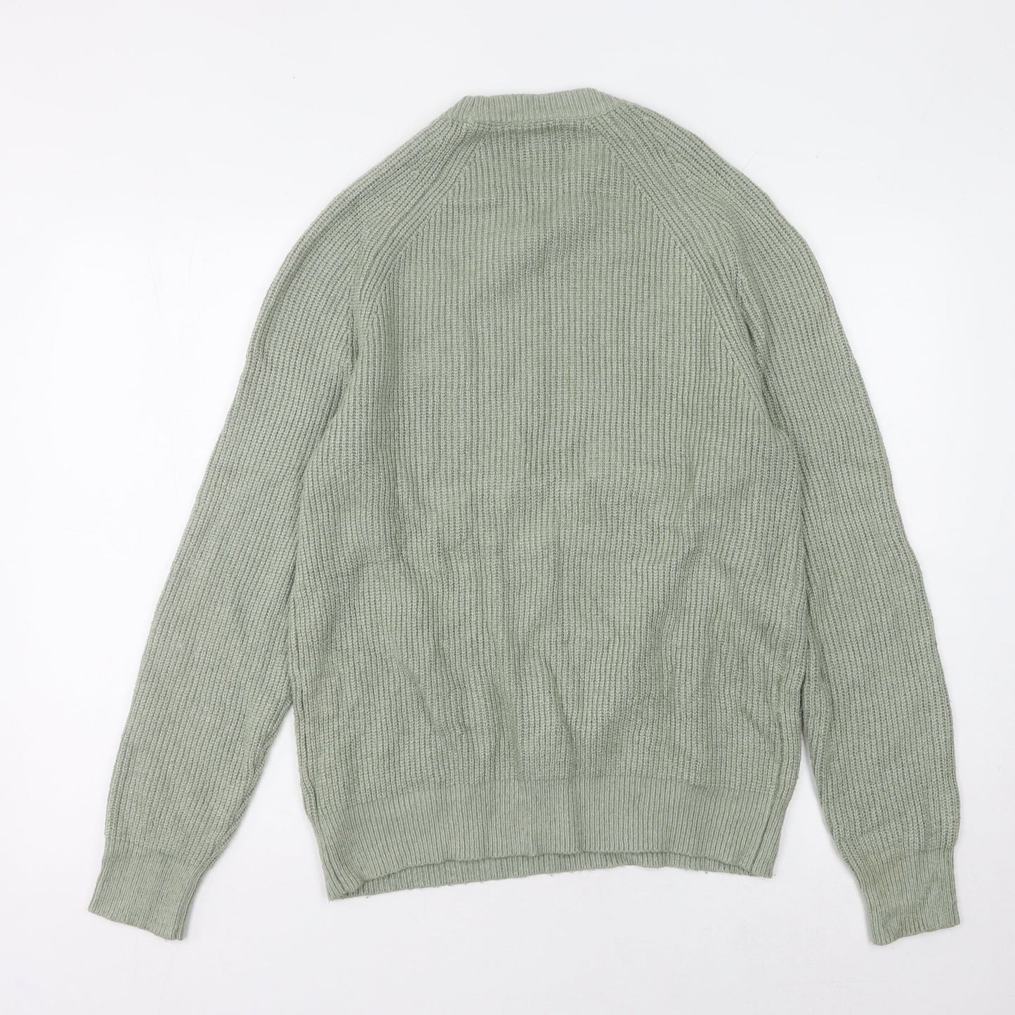 Next Men's Green M Pullover Jumper, Crew Neck