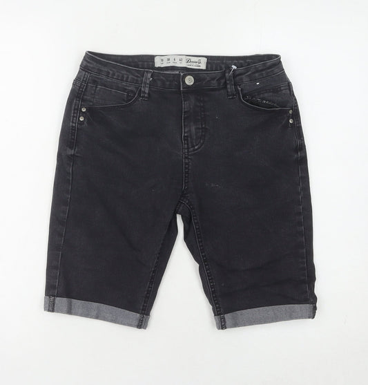 Denim Co Women's Black Bermuda Shorts Size 10