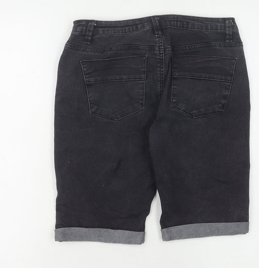 Denim Co Women's Black Bermuda Shorts Size 10