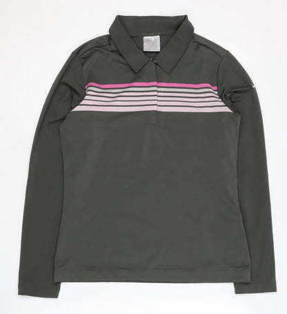 Nike Women's Green Polo Shirt Size 10 Golf Pullover