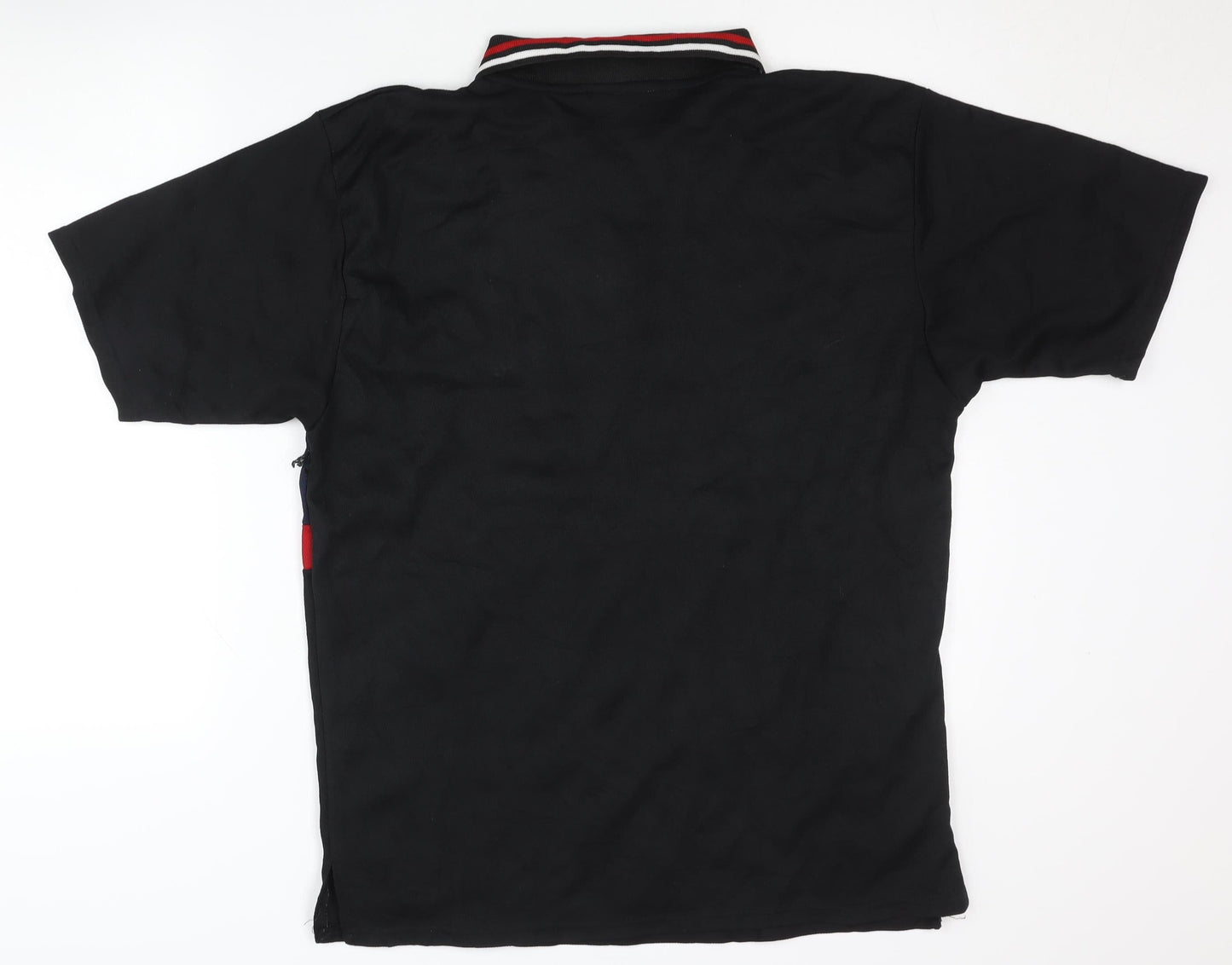Star 2000 Men's Black L Polo Shirt with Logo
