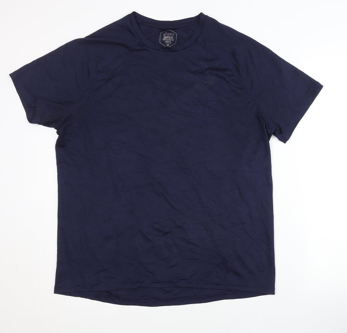 Asics Men's Blue T-Shirt Size L Pullover Activewear