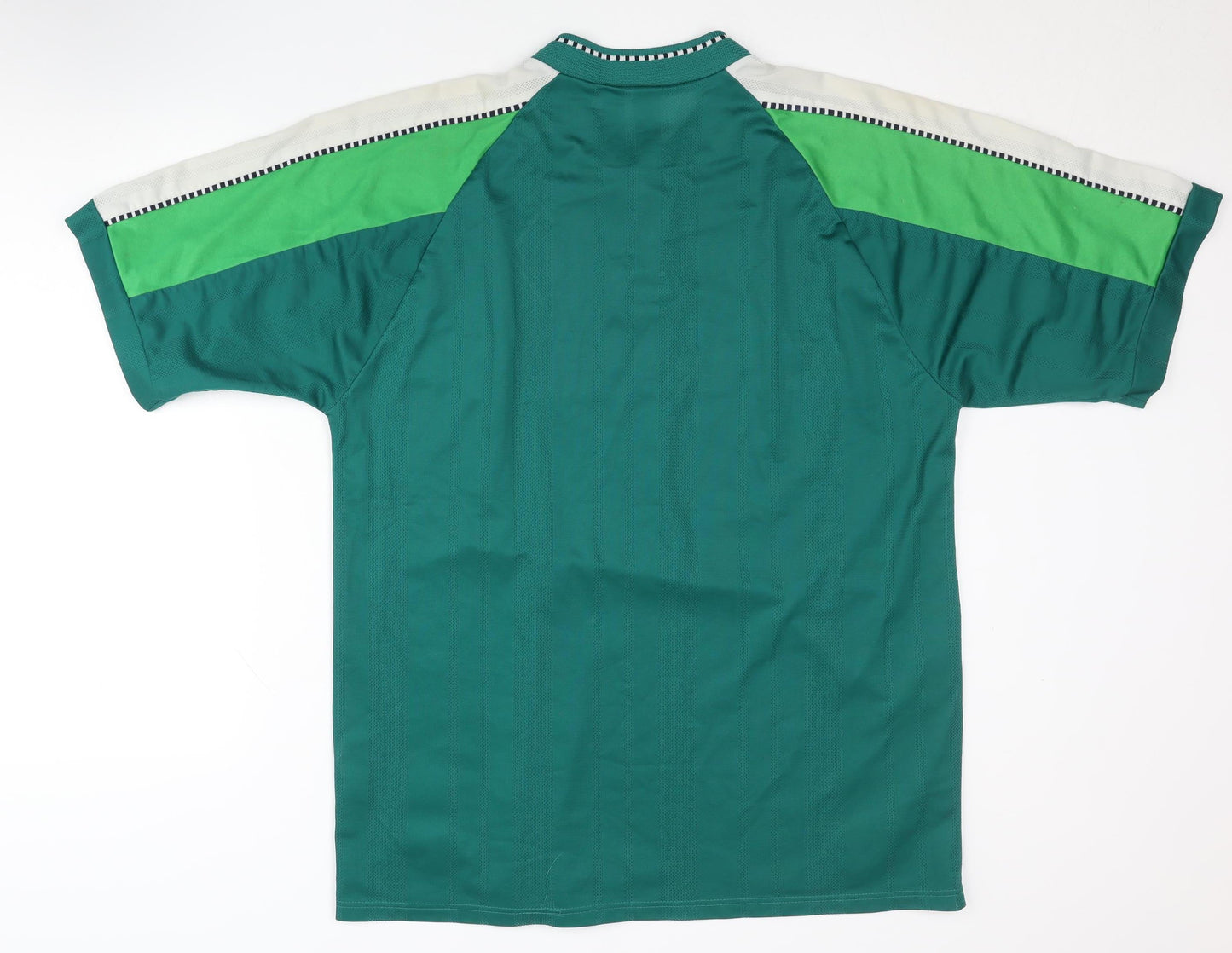 Puma Men's Green Football Jersey, Size Regular