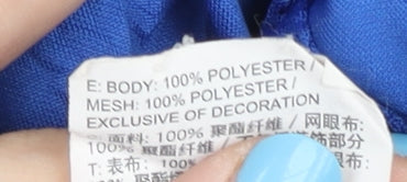 Nike Men's Blue Athletic Jersey T-Shirt Medium