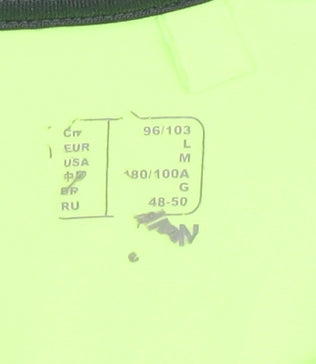 Decathlon Men's Green Reflective Sports T-Shirt M