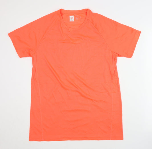 Active & Co Men's Orange Gym T-Shirt M - Breathable Fit