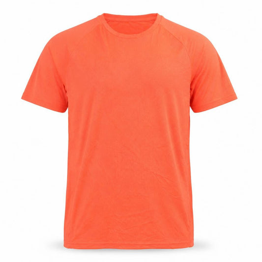 Active & Co Men's Orange Gym T-Shirt M - Breathable Fit