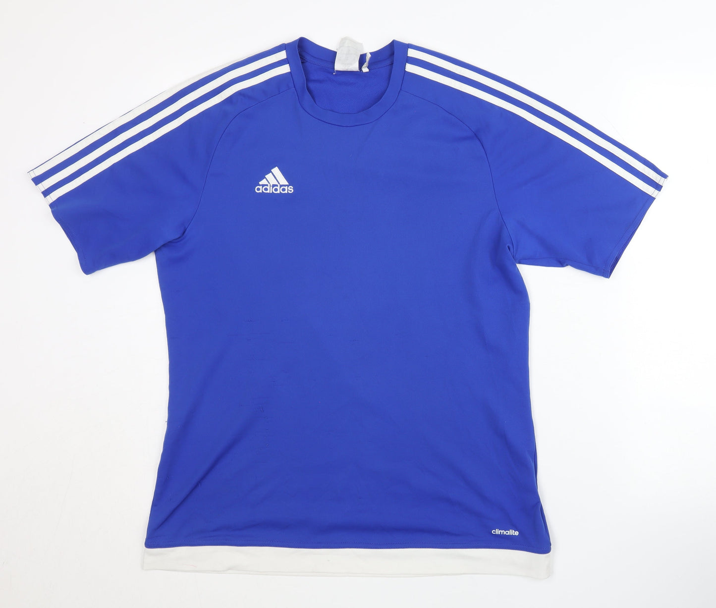 Adidas Men's Blue Gym T-Shirt Medium
