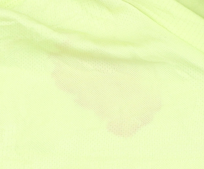 Adidas Men's Yellow Running T-Shirt, Size S, Reflective