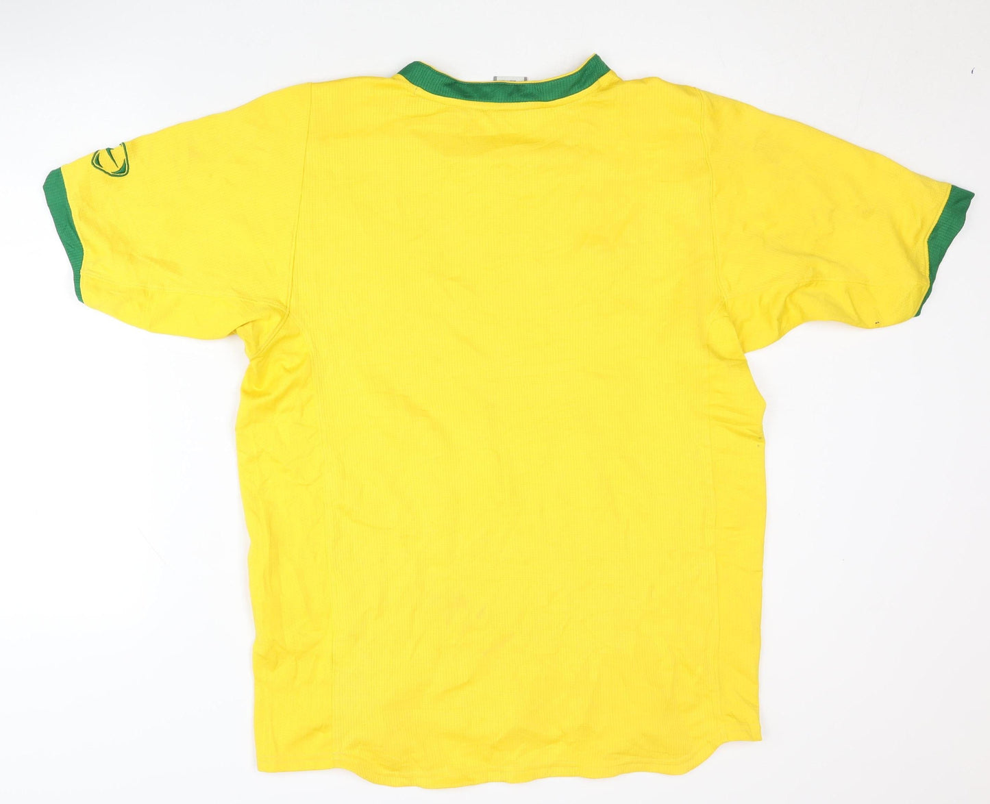 Mens UK Size M Nike Yellow Football T-Shirt