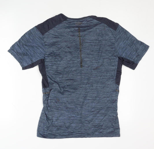 Decathlon Men's Blue Athletic T-Shirt, Size S