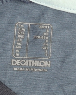 Decathlon Men's Blue Athletic T-Shirt, Size S