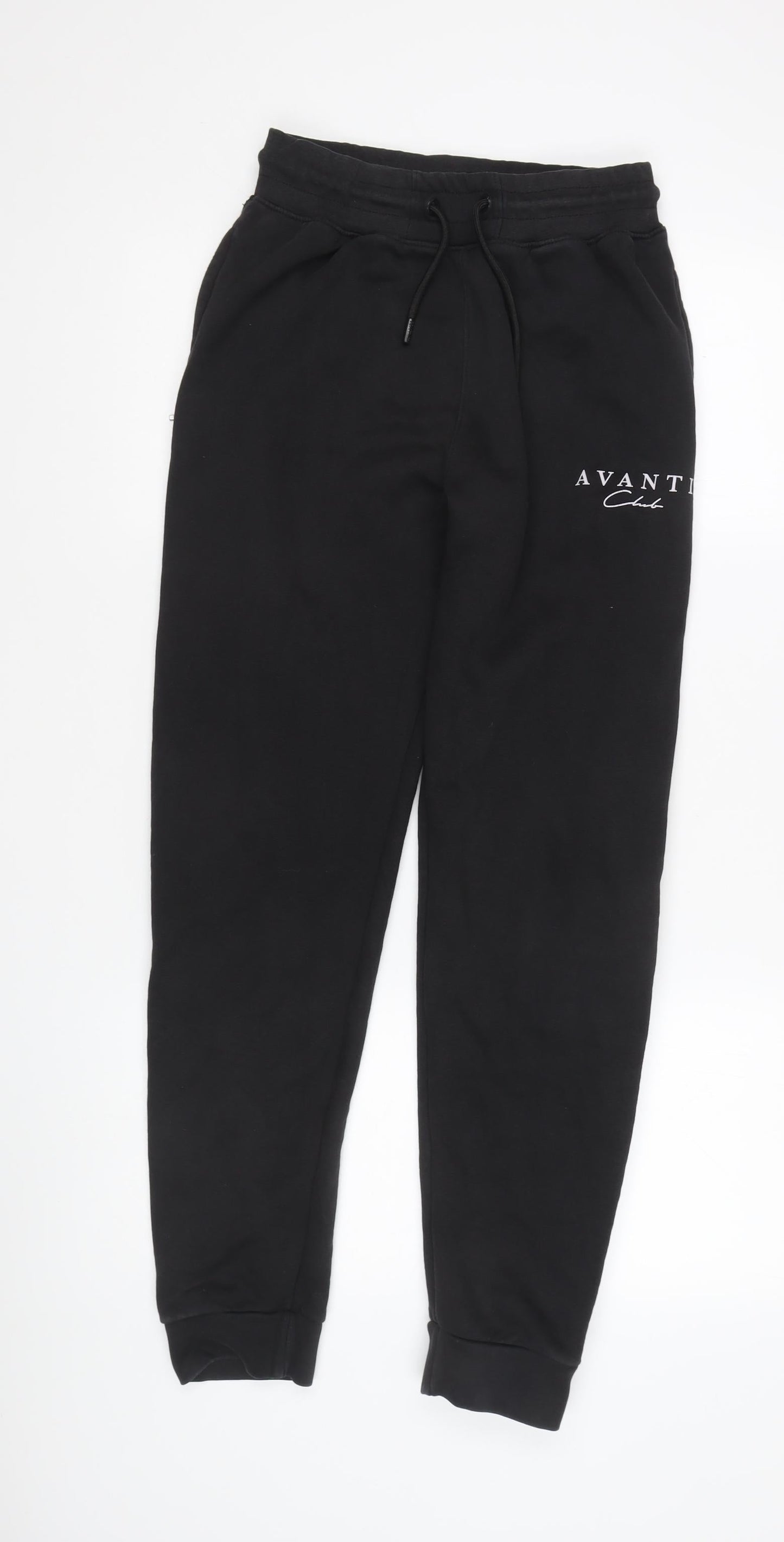 AVANTI Men's Black Jogger Trousers, Size M