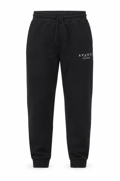Mens UK Size M Avanti Regular Fit Jogger Black Trousers