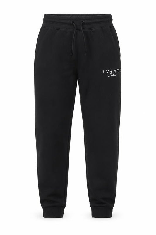 Mens UK Size M Avanti Regular Fit Jogger Black Trousers