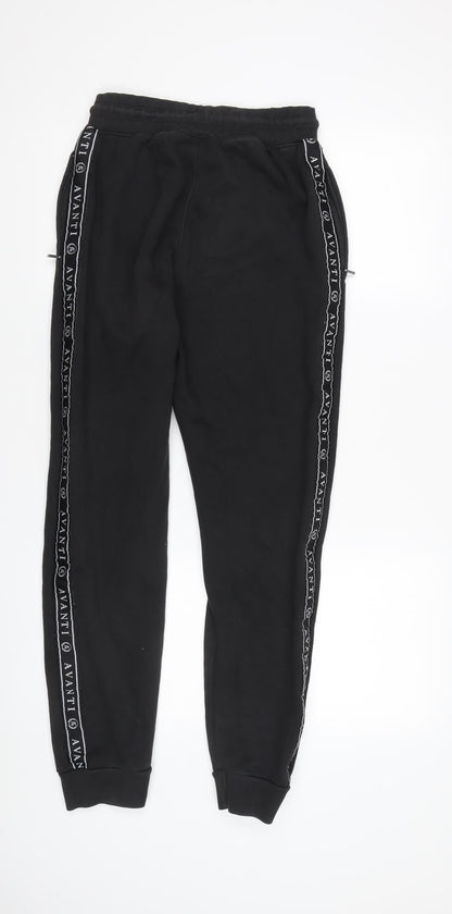 AVANTI Men's Black Jogger Trousers, Size M