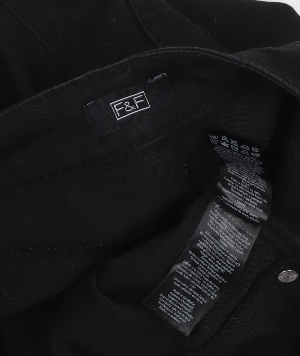 F&F Women's Black Skinny Jeans Size 12