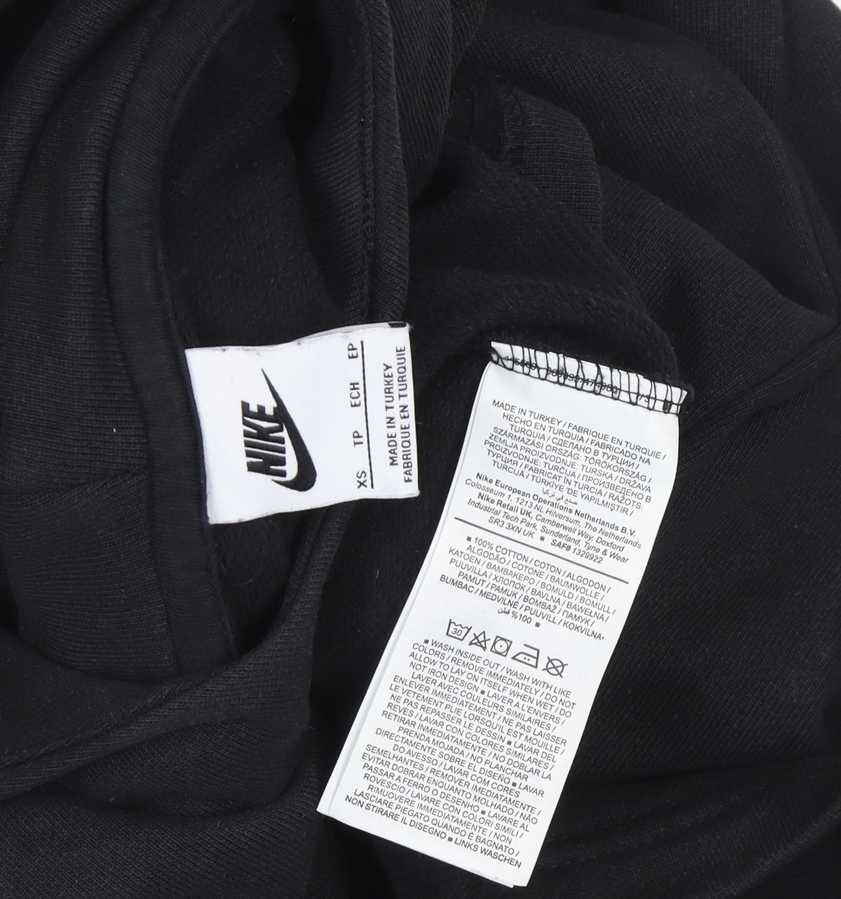Mens UK Size XS Nike Black Pullover Hoodie