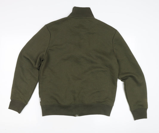 Mens UK Size S Peter Werth Green Basic Jacket