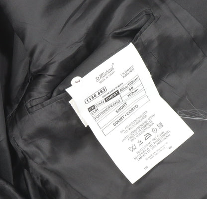Marks and Spencer Men's Black Suit Jacket 40