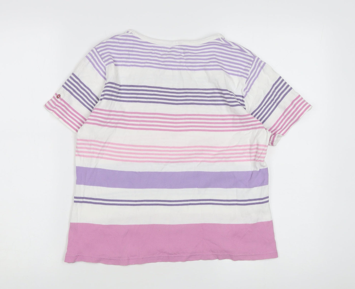 Womens UK Size S Honor Millburn Multicoloured Basic T-Shirt