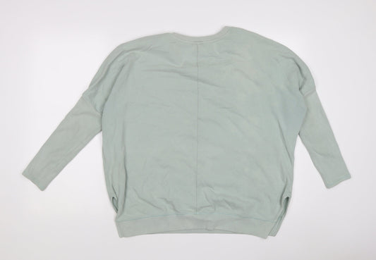 Womens UK Size 14 NEXT Green Pullover Sweatshirt