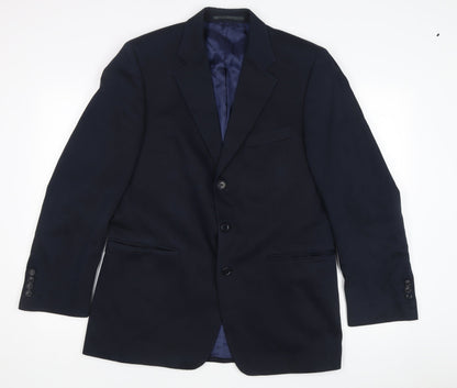 Mens UK Size 40 Charles Tyrwhitt Regular Blue Suit Jacket