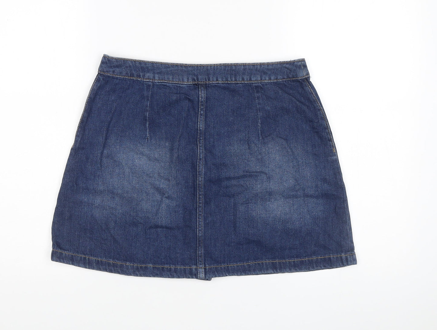 Divided Women's Blue Denim A-Line Skirt Size 10