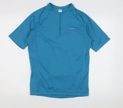 Decathlon Men's Blue M Pullover Activewear Top