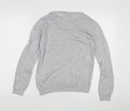 Womens UK Size M Wallis Grey Pullover Jumper