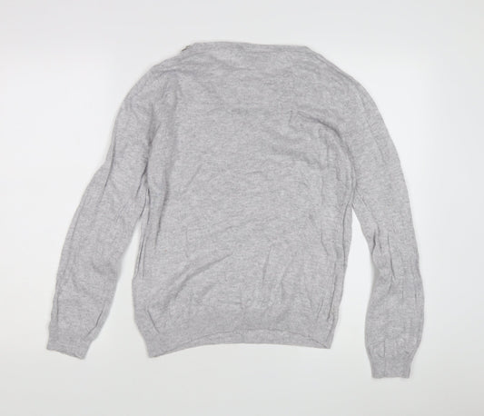 Womens UK Size M Wallis Grey Pullover Jumper