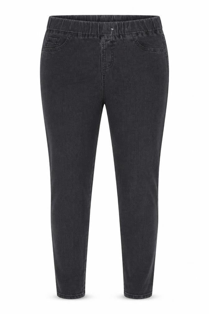 Womens UK Size L Mia Moda Slim Fit Jegging Black Trousers